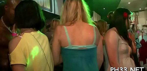  Cheeks in club screwed undress dancer